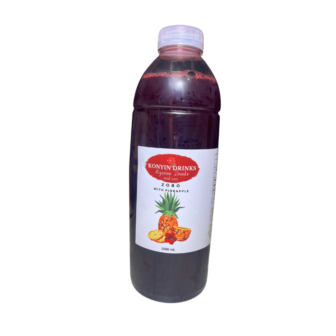 Konyin Drinks Pineapple Zobo Bottles