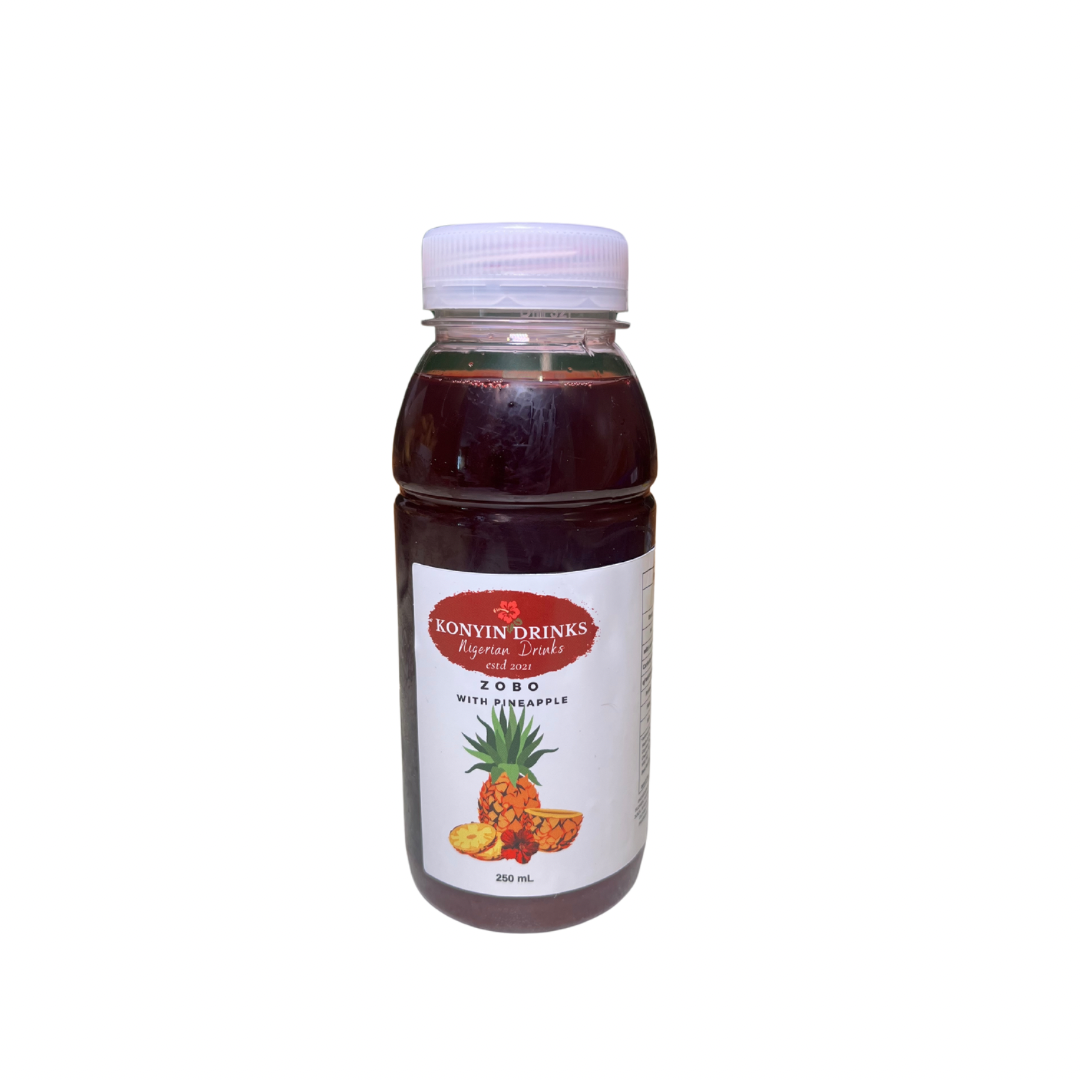 Konyin Drinks Pineapple Zobo Bottles